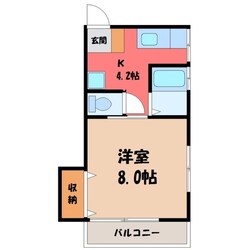 清原地区市民センター前駅 徒歩39分 2階の物件間取画像